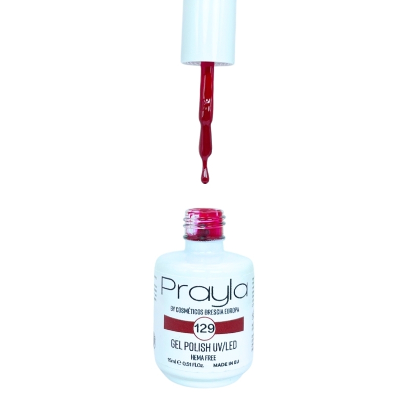 Gel polish UV/LED 129, hema free - Prayla (15 ml)