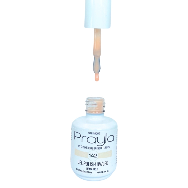 Gel polish UV/LED 142, hema free - Prayla (15 ml) Gel polish UV/LED 142, hema free - Prayla (15 ml)