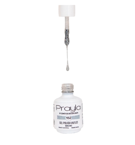 Gel polish UV/LED 152 (glitter), hema free - Prayla (15 ml)