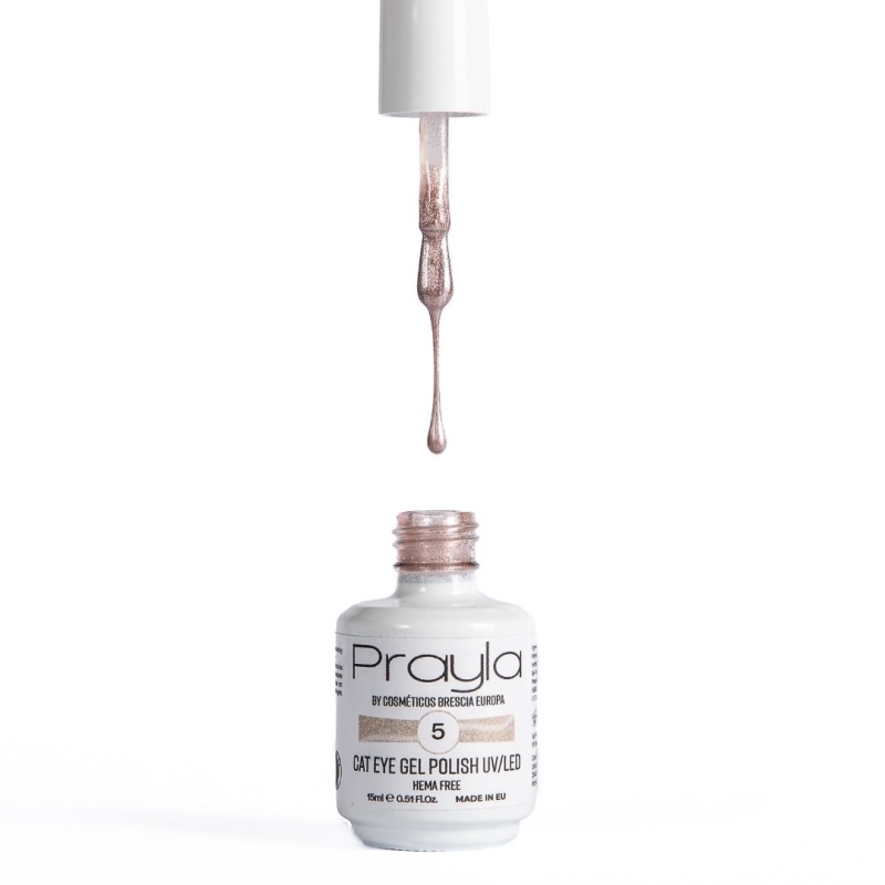 Cat eye - Gel polish UV/LED 5, hema free - Prayla (15 ml) Cat eye - Gel polish UV/LED 5, hema free - Prayla (15 ml)