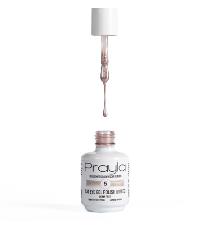 Cat eye - Gel polish UV/LED 5, hema free - Prayla (15 ml)