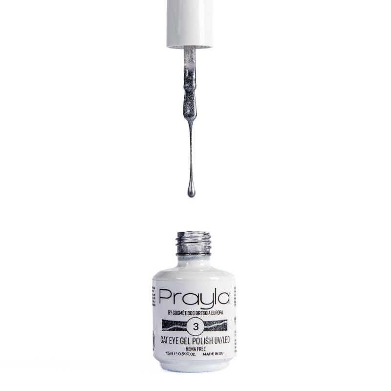 Cat eye - Gel polish UV/LED 3, hema free - Prayla (15 ml) Cat eye - Gel polish UV/LED 3, hema free - Prayla (15 ml)