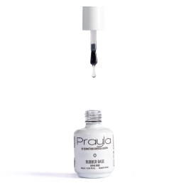 Rubber base gel polish 0 (transparente) - Prayla (15 ml)