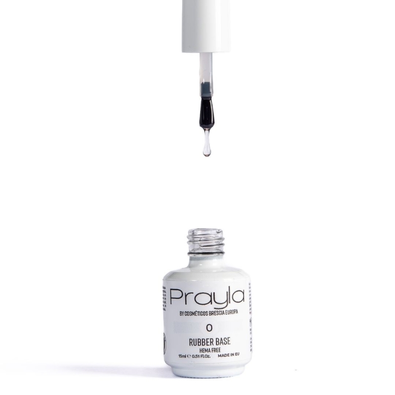 Rubber base gel polish 0 (transparente) - Prayla (15 ml) Rubber base gel polish 0 (transparente) - Prayla (15 ml)