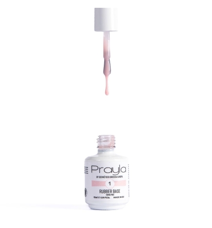 Rubber base gel polish 1 - Prayla (15 ml)