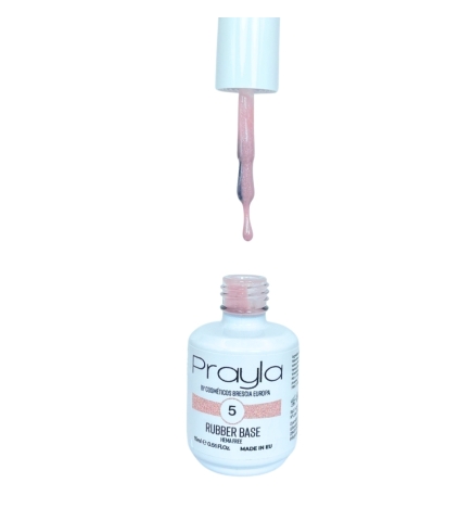 Rubber base gel polish 5 - Prayla (15 ml)